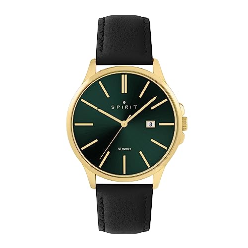 Spirit Herren Analog Quarz Uhr mit Leder Armband SP1010 Spirit Herren Analog Quarz Uhr mit Leder Armband SP1010 von Spirit