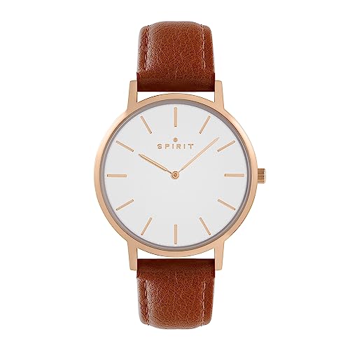 Spirit Herren Analog Quarz Uhr mit Leder Armband SP1014 Spirit Herren Analog Quarz Uhr mit Leder Armband SP1014 von Spirit