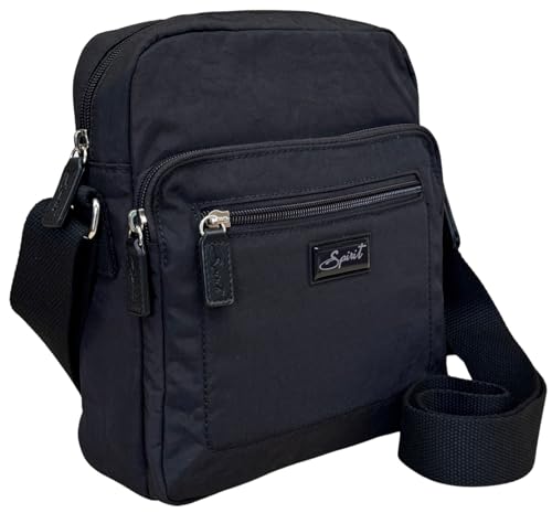 SPIRIT Unisex 5766 Umhängetasche, Schwarz von SPIRIT