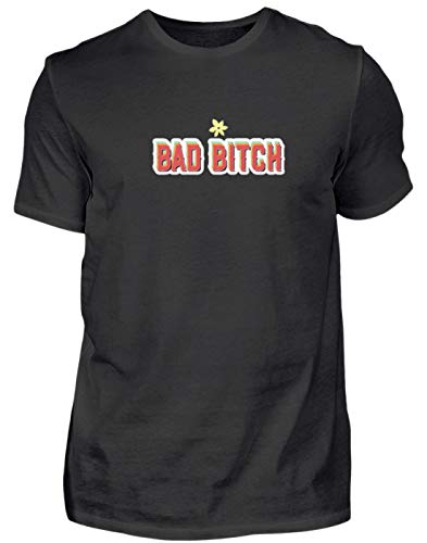 Bad Bitch - Frau, Frauen, Mädchen, Schlampen, Attraktiv, Mädel, Böse, Schlecht, Gut, Girls - Herren Shirt -3XL-Schwarz von SPIRITSHIRTSHOP