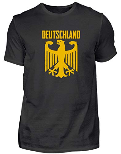 Cooles Bundesadler Adler Deustchland - Bundeswehr Stolz Flagge Grundgesetz Bundestag Staat - Herren Shirt -L-Schwarz von SPIRITSHIRTSHOP