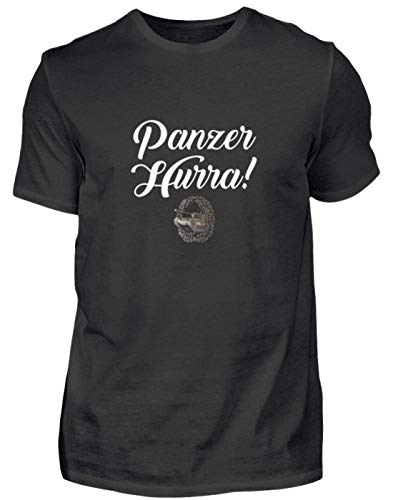 Panzer Hurra Bundeswehr - Herren Shirt -XL-Schwarz von SPIRITSHIRTSHOP