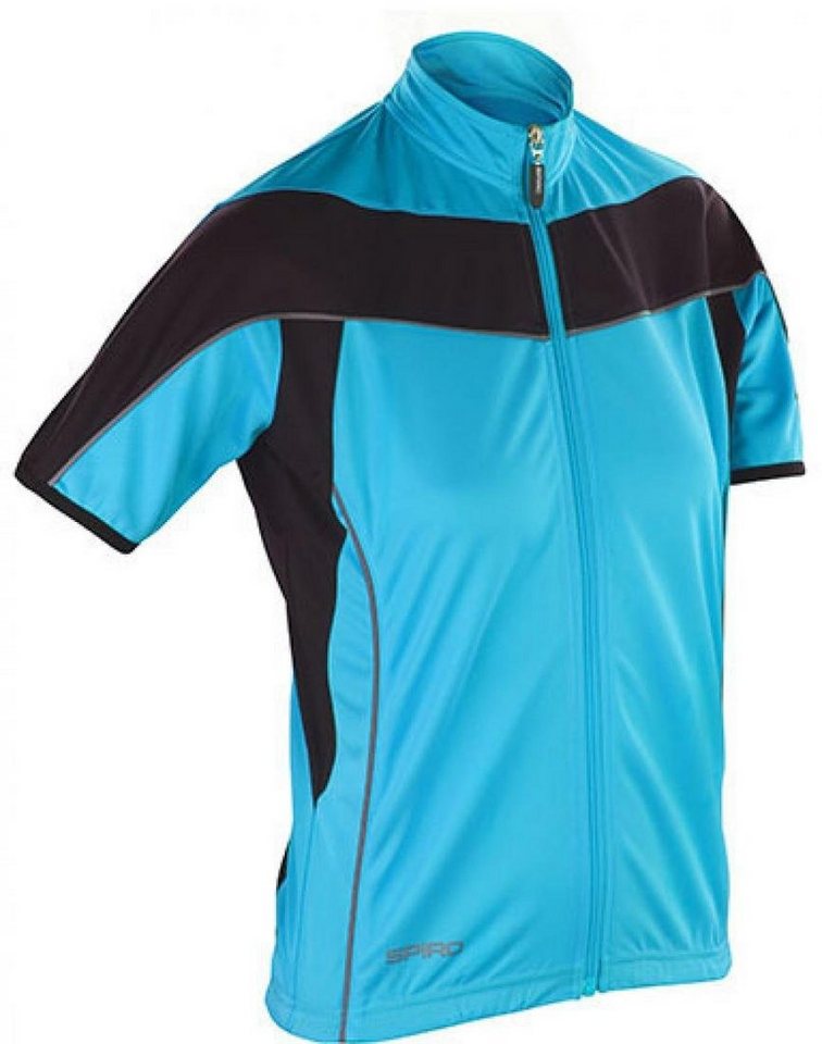 SPIRO Trainingsshirt Damen Bikewear Top mit Reisverschluss +UV-Schutz von SPIRO