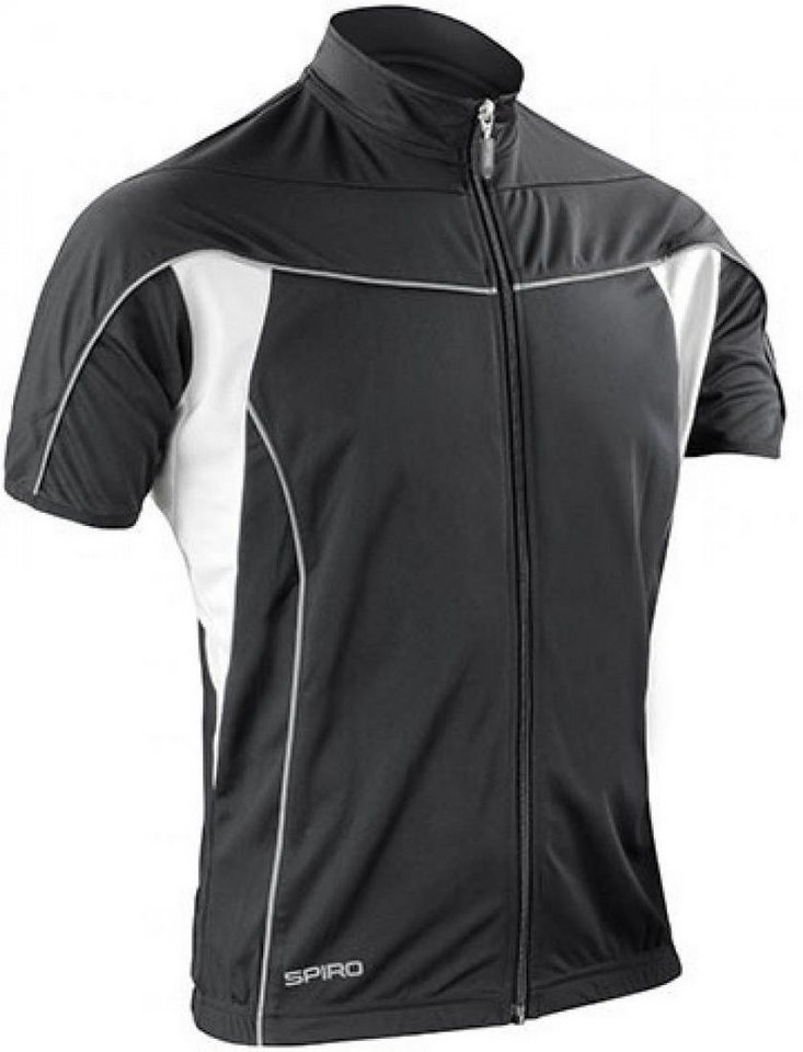 SPIRO Trainingsshirt Mens Bikeshirt Full Zip Performance + COOL DRY Gewebe von SPIRO