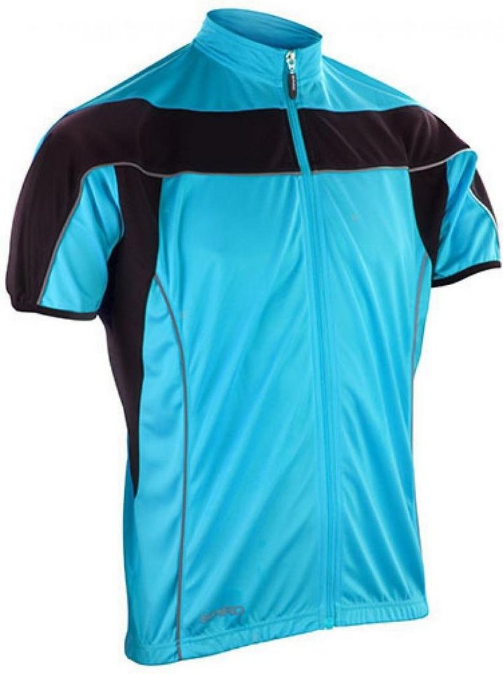 SPIRO Trainingsshirt Mens Bikeshirt Full Zip Performance + COOL DRY Gewebe von SPIRO