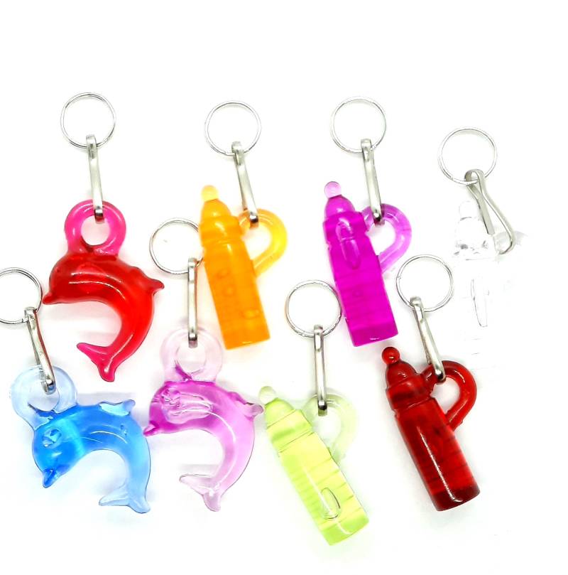 Babyflasche & Delfin Schmuck Zieher Für Reißverschluss Roller Skate Schuhsenkelschmuck Taschen Geldbeutel Handy Anhänger Metall/Kunststoff von SPITZaufKNOPF