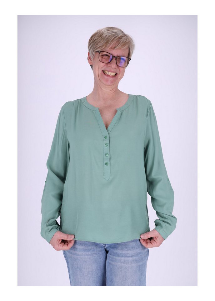 SPLASH OF COLOR Klassische Bluse Schlupfbluse Uni von SPLASH OF COLOR