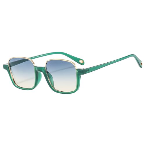 SPOAVGYZ-AUXILAB Luxury Half Frame Square Sunglasses for Women Vintage Black Green Gradient Uv400 Sunglasses Men Retro Shadow SPOAVGYZ-AUXILAB Luxury Half Frame Square Sunglasses for Women Vintage Black Green Gradient Uv400 Sunglasses Men Retro Shadow von SPOAVGYZ