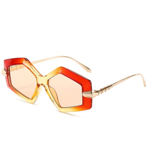 SPOAVGYZ Alloy Snake Sunglasses Irregular Legs Fashion Geometry Polygon Eyewear UV400 SPOAVGYZ Alloy Snake Sunglasses Irregular Legs Fashion Geometry Polygon Eyewear UV400 von SPOAVGYZ