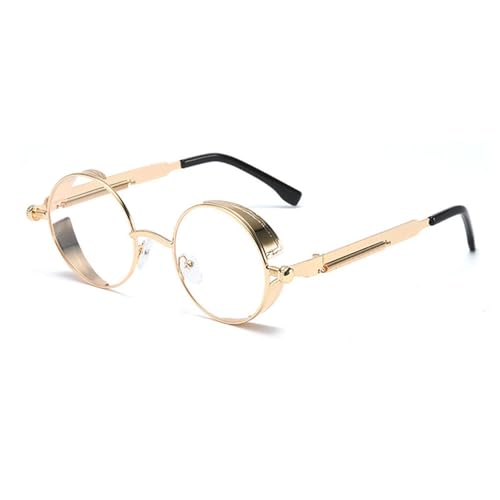 SPOAVGYZ Classic Spring Punk Sunglasses Retro Metal Steampunk Round Sunglasses UV400 SPOAVGYZ Classic Spring Punk Sunglasses Retro Metal Steampunk Round Sunglasses UV400 von SPOAVGYZ