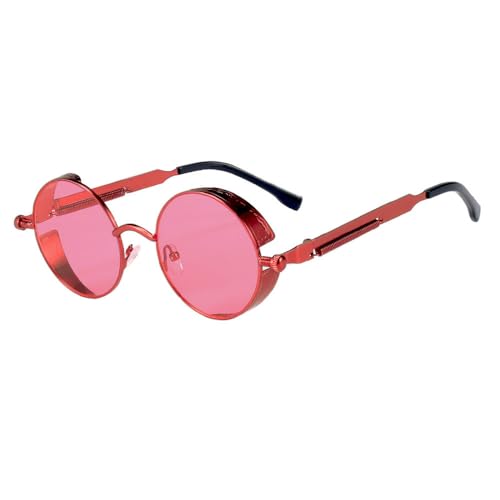 SPOAVGYZ Classic Spring Punk Sunglasses Retro Metal Steampunk Round Sunglasses UV400 SPOAVGYZ Classic Spring Punk Sunglasses Retro Metal Steampunk Round Sunglasses UV400 von SPOAVGYZ