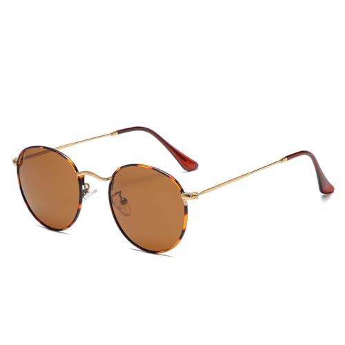 SPOAVGYZ Classic Women's Round Pink Sunglasses Retro Men's Mirrored Glasses,Leopard Tea SPOAVGYZ Classic Women's Round Pink Sunglasses Retro Men's Mirrored Glasses,Leopard Tea von SPOAVGYZ