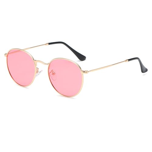 SPOAVGYZ Classic Women's Round Pink Sunglasses Retro Men's Mirrored Glasses SPOAVGYZ Classic Women's Round Pink Sunglasses Retro Men's Mirrored Glasses von SPOAVGYZ