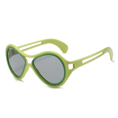 SPOAVGYZ Double Bridge Men's Sunglasses Retro Gradient Mirror Shades UV400 Women's Hollow Sunglasses,Green, Light Grey SPOAVGYZ Double Bridge Men's Sunglasses Retro Gradient Mirror Shades UV400 Women's Hollow Sunglasses,Green, Light Grey von SPOAVGYZ