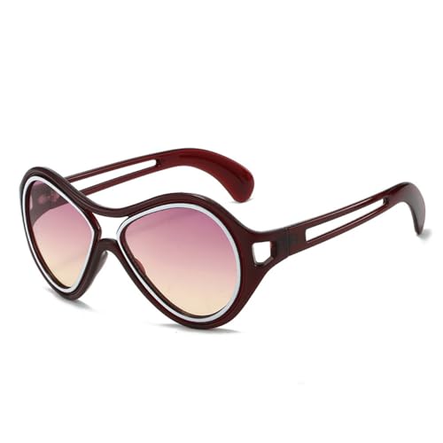 SPOAVGYZ Double Bridge Men's Sunglasses Retro Gradient Mirror Shades UV400 Women's Hollow Sunglasses SPOAVGYZ Double Bridge Men's Sunglasses Retro Gradient Mirror Shades UV400 Women's Hollow Sunglasses von SPOAVGYZ