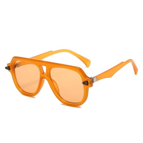 SPOAVGYZ Double Bridge Men's Sunglasses Shades UV400 Fashion Colour Gradient Large Frame Glasses Women's Retro Rivets Sunglasses SPOAVGYZ Double Bridge Men's Sunglasses Shades UV400 Fashion Colour Gradient Large Frame Glasses Women's Retro Rivets Sunglasses von SPOAVGYZ