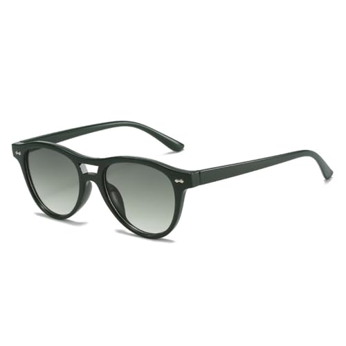 SPOAVGYZ Double Bridge Oval Sunglasses Women's Vintage Punk Rivets Men's Gradient Mirror Sunglasses Shades UV400,Dunkelgrün Grün SPOAVGYZ Double Bridge Oval Sunglasses Women's Vintage Punk Rivets Men's Gradient Mirror Sunglasses Shades UV400,Dunkelgrün Grün von SPOAVGYZ