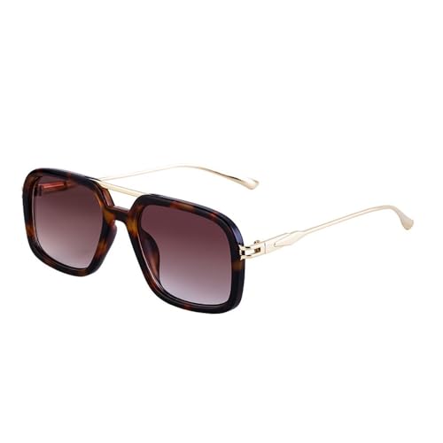 SPOAVGYZ Fashion Double Bridge Men Driving Sunglasses Retro Gradient Shades UV400,Leopard Tea Gradient SPOAVGYZ Fashion Double Bridge Men Driving Sunglasses Retro Gradient Shades UV400,Leopard Tea Gradient von SPOAVGYZ