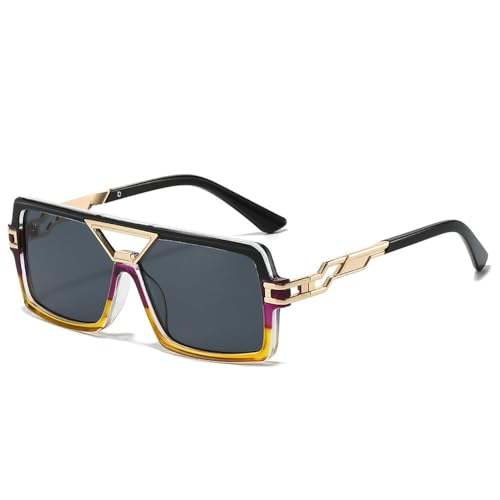 SPOAVGYZ Fashion Double Bridge Sunglasses for Women Retro Gradient Lenses UV400 Protection Men Trendy Unique Sunglasses SPOAVGYZ Fashion Double Bridge Sunglasses for Women Retro Gradient Lenses UV400 Protection Men Trendy Unique Sunglasses von SPOAVGYZ