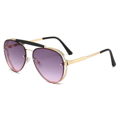 SPOAVGYZ Fashion Metal Frame Retro Double Beam Sunglasses Personality SPOAVGYZ Fashion Metal Frame Retro Double Beam Sunglasses Personality von SPOAVGYZ