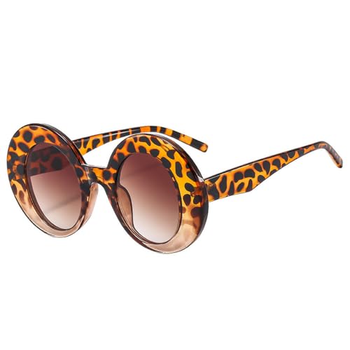 SPOAVGYZ Fashion Oversized Oval Sunglasses for Women UV400 Gradient Men Retro Punk Sunglasses,Leopard Tea Gradient SPOAVGYZ Fashion Oversized Oval Sunglasses for Women UV400 Gradient Men Retro Punk Sunglasses,Leopard Tea Gradient von SPOAVGYZ