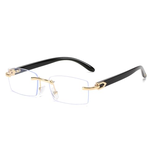 SPOAVGYZ Fashion Small Rectangle Sunglasses for Women Vintage Rimless Clear Ocean Gradient Sunglasses for Men UV400 SPOAVGYZ Fashion Small Rectangle Sunglasses for Women Vintage Rimless Clear Ocean Gradient Sunglasses for Men UV400 von SPOAVGYZ