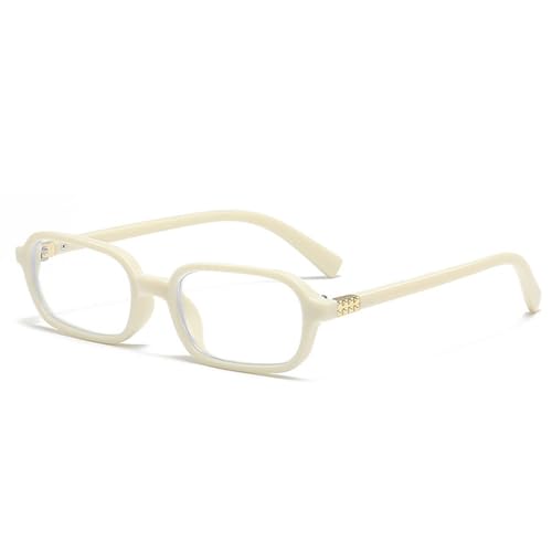SPOAVGYZ Fashion Small Rectangle Women Shades UV400 Sunglasses Retro Clear Lens Men Glasses Frame,Beige Clear SPOAVGYZ Fashion Small Rectangle Women Shades UV400 Sunglasses Retro Clear Lens Men Glasses Frame,Beige Clear von SPOAVGYZ
