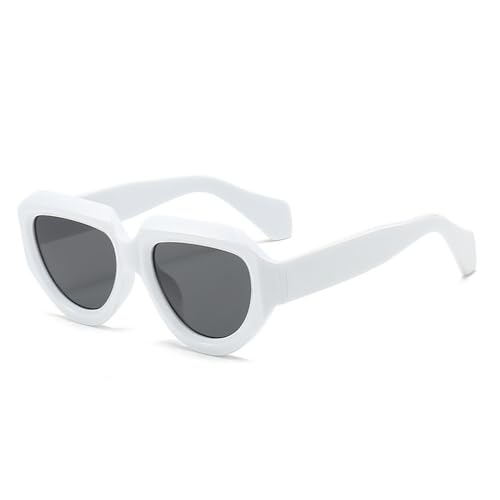 SPOAVGYZ Irregular Sunglasses for Women Oval Thick Frame Sun Protection Glasses for Outdoor Tourist Street Photos SPOAVGYZ Irregular Sunglasses for Women Oval Thick Frame Sun Protection Glasses for Outdoor Tourist Street Photos von SPOAVGYZ