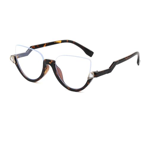 SPOAVGYZ Klassische Sonnenbrille mit Halbrahmen und Kristallen für Damen SPOAVGYZ Klassische Sonnenbrille mit Halbrahmen und Kristallen für Damen von SPOAVGYZ
