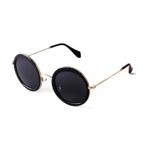 SPOAVGYZ Ladies Luxury Round Frame Shadow Pattern Sunglasses SPOAVGYZ Ladies Luxury Round Frame Shadow Pattern Sunglasses von SPOAVGYZ