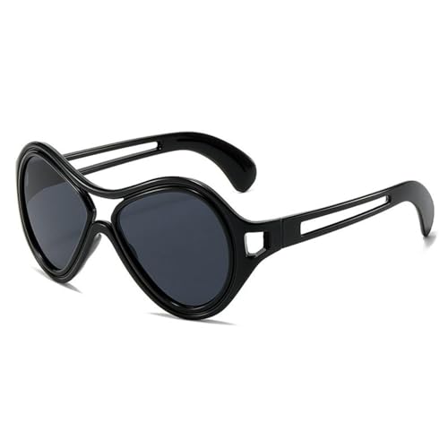 SPOAVGYZ Ladies Oversized Round Sunglasses Trendy Hollow Frame Protective Umbrella UV400 SPOAVGYZ Ladies Oversized Round Sunglasses Trendy Hollow Frame Protective Umbrella UV400 von SPOAVGYZ