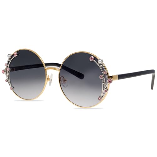 SPOAVGYZ Ladies Plus Size Round Metal Sunglasses UV400 SPOAVGYZ Ladies Plus Size Round Metal Sunglasses UV400 von SPOAVGYZ