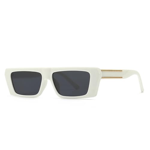 SPOAVGYZ Ladies Rectangle Sunglasses Retro Tea Grey Gradient UV400 Men Yellow Stripes SPOAVGYZ Ladies Rectangle Sunglasses Retro Tea Grey Gradient UV400 Men Yellow Stripes von SPOAVGYZ