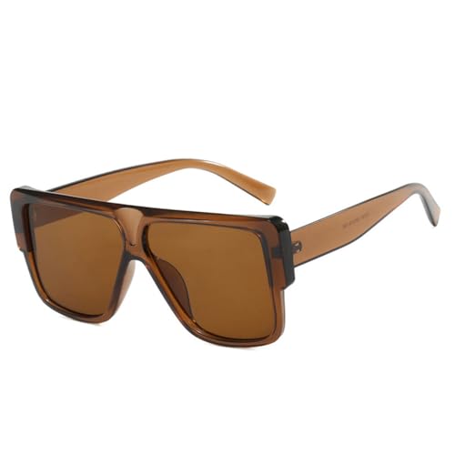 SPOAVGYZ Ladies Retro Gradient Oversized Square Sunglasses UV400 von SPOAVGYZ