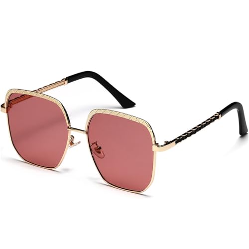SPOAVGYZ Large Frame Square Sunglasses for Men and Women Metal SPOAVGYZ Large Frame Square Sunglasses for Men and Women Metal von SPOAVGYZ