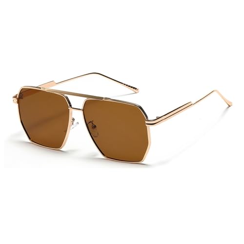 SPOAVGYZ Large Frame Sunglasses for Men Square Metal Sunglasses UV400 for Women SPOAVGYZ Large Frame Sunglasses for Men Square Metal Sunglasses UV400 for Women von SPOAVGYZ
