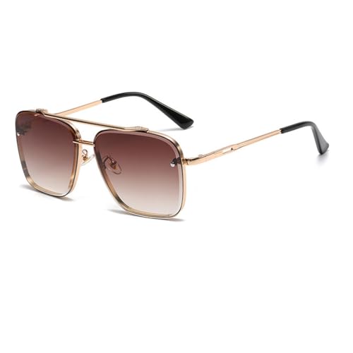 SPOAVGYZ Men's Gradient Metal Sunglasses Large Frame SPOAVGYZ Men's Gradient Metal Sunglasses Large Frame von SPOAVGYZ
