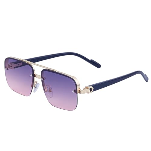 SPOAVGYZ Mens Oversized Square Rimless Sunglasses Large Frame Vintage Frameless Eyewear UV400 SPOAVGYZ Mens Oversized Square Rimless Sunglasses Large Frame Vintage Frameless Eyewear UV400 von SPOAVGYZ