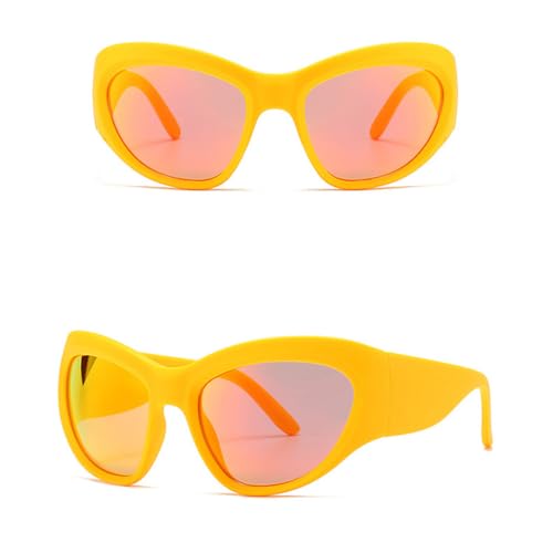 SPOAVGYZ Mens Oversized Sunglasses with Mirror Steampunk Hip Hop Party Sunglasses SPOAVGYZ Mens Oversized Sunglasses with Mirror Steampunk Hip Hop Party Sunglasses von SPOAVGYZ