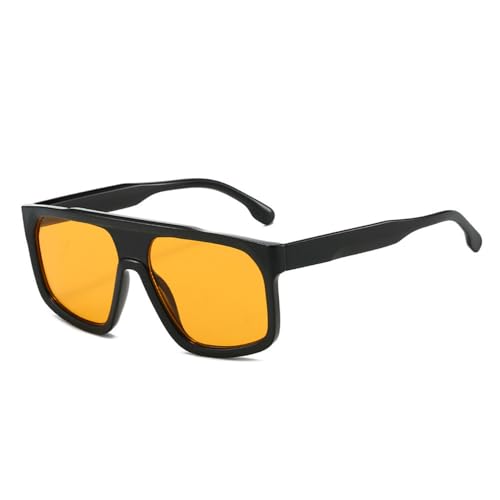 SPOAVGYZ Mens Retro Clear Gradient Mirror Sunglasses UV400 Protection for Women,Black Orange SPOAVGYZ Mens Retro Clear Gradient Mirror Sunglasses UV400 Protection for Women,Black Orange von SPOAVGYZ