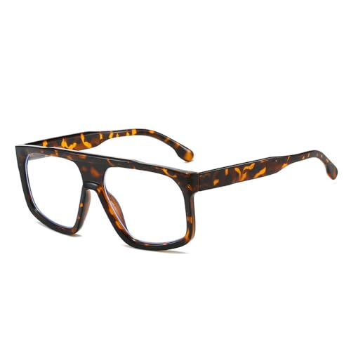 SPOAVGYZ Mens Retro Clear Gradient Mirror Sunglasses UV400 Protection for Women,Leopard Clear SPOAVGYZ Mens Retro Clear Gradient Mirror Sunglasses UV400 Protection for Women,Leopard Clear von SPOAVGYZ