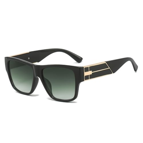 SPOAVGYZ Mens Retro Gradient Color Square Sunglasses Metal Edge Glasses Frame Sun Protection Glasses SPOAVGYZ Mens Retro Gradient Color Square Sunglasses Metal Edge Glasses Frame Sun Protection Glasses von SPOAVGYZ