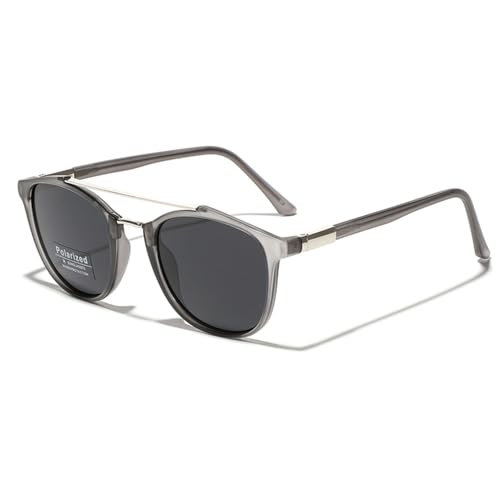 SPOAVGYZ Mens Round Polarized Sunglasses for Women Acetate Green Brown SPOAVGYZ Mens Round Polarized Sunglasses for Women Acetate Green Brown von SPOAVGYZ