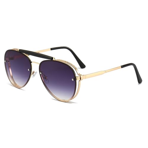 SPOAVGYZ Metal Frame Retro Double Beam Sunglasses Sunglasses,4 SPOAVGYZ Metal Frame Retro Double Beam Sunglasses Sunglasses,4 von SPOAVGYZ