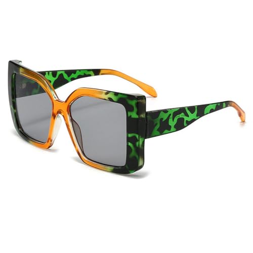 SPOAVGYZ Oversized Color Blocked Leopard Glasses Fashion Sun Protection UV Protection Sunglasses Beach Holiday,Greenleopard SPOAVGYZ Oversized Color Blocked Leopard Glasses Fashion Sun Protection UV Protection Sunglasses Beach Holiday,Greenleopard von SPOAVGYZ