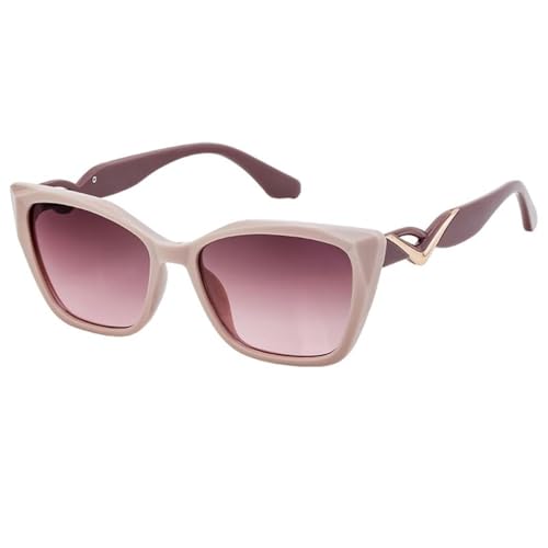 SPOAVGYZ Oversized Luxury Trendy Cat Eye Sunglasses Gradient for Men Women UV Protection von SPOAVGYZ