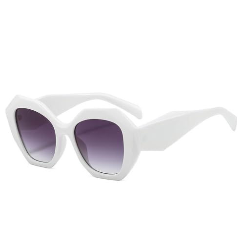 SPOAVGYZ Oversized Retro Style Irregular Polygon Sunglasses for Women Fashion Jelly Color Sunglasses with UV400 Protection for Men SPOAVGYZ Oversized Retro Style Irregular Polygon Sunglasses for Women Fashion Jelly Color Sunglasses with UV400 Protection for Men von SPOAVGYZ