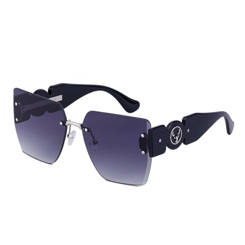 SPOAVGYZ Oversized Square Rimless Sunglasses for Women Men Frameless Sunglasses for Women Large Frame Eyewear Shades UV400 SPOAVGYZ Oversized Square Rimless Sunglasses for Women Men Frameless Sunglasses for Women Large Frame Eyewear Shades UV400 von SPOAVGYZ