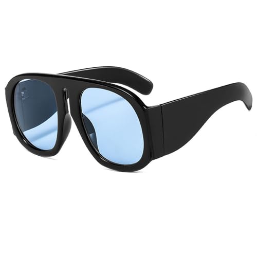 SPOAVGYZ Oversized Sunglasses with Round Frame and Gradient UV400,Black Blue SPOAVGYZ Oversized Sunglasses with Round Frame and Gradient UV400,Black Blue von SPOAVGYZ