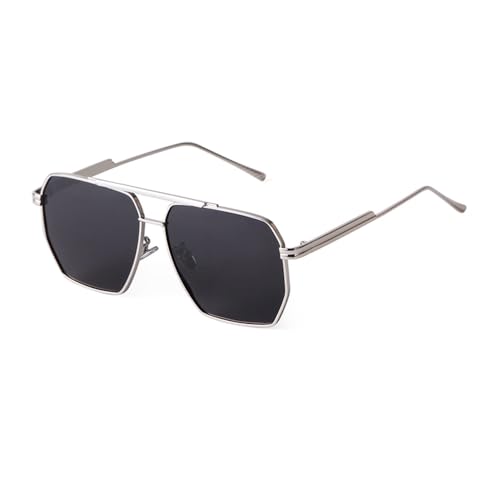 SPOAVGYZ Polarized Retro Metal Sunglasses for Men and Women Vintage Sunglasses with UV400 Protection SPOAVGYZ Polarized Retro Metal Sunglasses for Men and Women Vintage Sunglasses with UV400 Protection von SPOAVGYZ